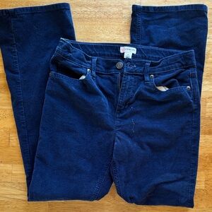 Crewcuts Dark Blue Girls Flare Corduroy pants